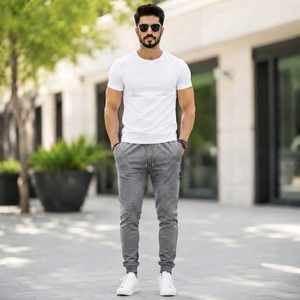 New Wholesale Cross Border European and American Sports Pants <b>Men's</b> Fitness Custom Logo <b>Mens</b> <b>Skinny</b> Sports <b>Joggers</b> Pants - Product Image 4