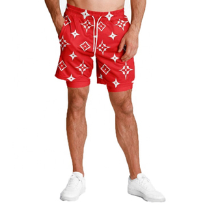 Custom Men's Casual Summer <b>Board</b> Shorts Gym Shorts Quick Dry Solid Mid Lightweight Breathable Mesh with Soft Drawstring Waist - Product Image 1