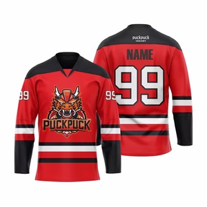 Camisetas de Hockey Bordadas, Uniformes de Hockey de Secado Rápido, Camisetas de Hockey sobre Hielo Estilo Canadá y Estados Unidos, Ropa de Hockey de Primera Calidad, Ropa de Hockey en Equipo - Product Image 5