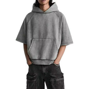 Vente en gros de sweats à capuche personnalisés pour hommes en coton lourd avec impression en relief pour les marques de streetwear américaines - Product Image 3