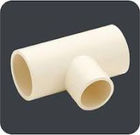 Raccord en T égal en CPVC résistant aux produits chimiques haute pression |   Raccord en T à sertir pour plomberie eau chaude et froide (en pouces) - Product Image 2