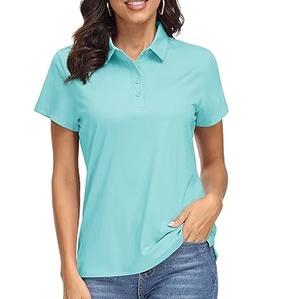 เสื้อโปโลผู้หญิงแขนสั้นคุณภาพสูงขายดี ออกแบบโลโก้ได้ ระบายอากาศดี เหมาะสำหรับฤดูร้อน ผลิตจากผ้าฝ้าย 100% - Product Image 6