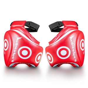 Protège-cuisses de boxe MMA en PU rouge – Équipement de protection durable pour l'entraînement ciblé toutes saisons - Product Image 1