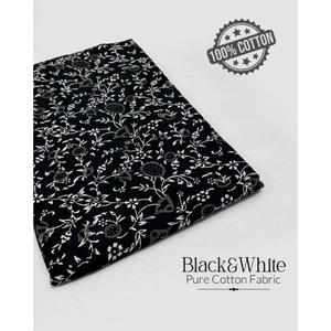 Floral Design Indian Hand Block Print Soft Cotton Summer Clothing Fabric Handmade Dressmaking Running Fabric By Meter OEM ODM - Product Image 2