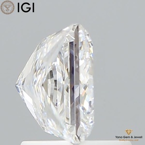 Anillo de Compromiso con Diamante Cultivado en Laboratorio CVD de 1.50 Quilates, Color D, Claridad VVS1, con Certificado IGI, Corte Princesa - Product Image 4