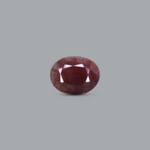 Natural Pink Ruby Loose Gemstone 9.1 Carat Pear Oval Faceted for Fine Jewelry - Product Image 1