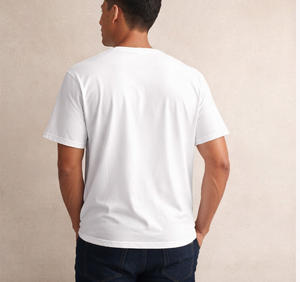 Camiseta de Hombre 100% Algodón de Alto Gramaje, Proveedor OEM, Premium, Lujosa, Transpirable, Ecológica, de Secado Rápido, Manga Corta, Corte Regular - Product Image 2