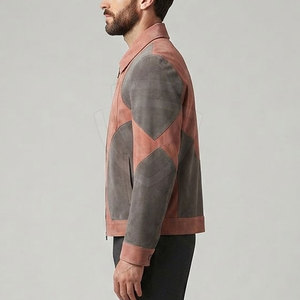 Luxury <b>Suede</b> <b>Leather</b> <b>Jacket</b> With Minimalist Design Comfortable Fit Premium For Men Fashion And Daily Lifestyle Wear - Product Image 5