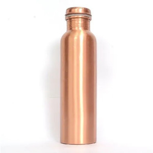 Botella de Agua Clásica de Cobre de la Mejor Calidad, Certificada Ayurvédica, Recipiente Metálico Portátil para Bebidas, para Viajes al Aire Libre, a Precio de Mayoreo - Product Image 6