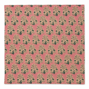 Custom Design Organic Eco-Friendly Lightweight Woven Handblock Quick-Dry 60S60S Yarn <b>Purple</b> Flower Printed Cotton Voile <b>Fabric</b> - Product Image 5