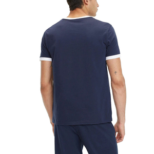 เสื้อยืดคอตตอนเจอร์ซีย์ 100% แบบเรียบ คุณภาพสูงสำหรับผู้ชาย ทรงหลวมไหล่ตก สไตล์สตรีทแวร์ สามารถสั่งทำได้ - Product Image 6