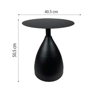 Drop Shape Metal <b>Side</b> <b>Table</b> for Living Room End <b>Table</b>, Coffee <b>Table</b>, Bedside <b>Table</b> Home <b>Round</b> Top Metal <b>Side</b> <b>Table</b> - Product Image 6