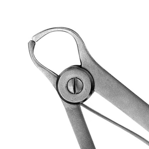 Calibrador de resorte Iwanson n.º 2 de acero inoxidable, instrumento de medición dental y de ortodoncia, herramienta de precisión con agarre ergonómico manual - Product Image 3