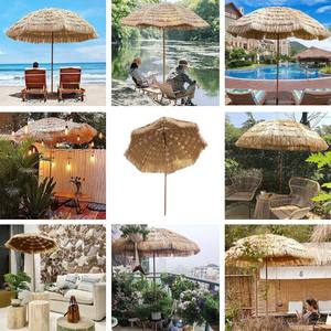 Parasol en paille de raphia pliable, écologique, pour extérieur, piscine, jardin, plage tropicale, patio, décoration intérieure, usage hôtelier - Product Image 4