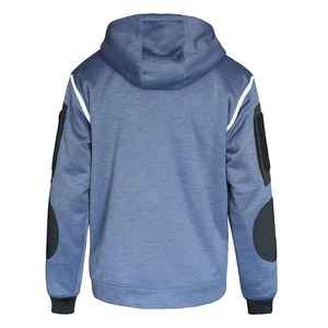 เสื้อฮู้ดกันหนาวแบบซิป ¼ ตัว สำหรับผู้ชาย ยี่ห้อ NURJENNA INDUSTRIES ผลิตจากผ้าฝ้าย 100% คุณภาพสูง ป้องกันการหดตัว พร้อมคุณสมบัติตรวจจับเข็ม  เหมาะสำหรับงานอุตสาหกรรมและงานที่ต้องการความปลอดภัย - Product Image 4