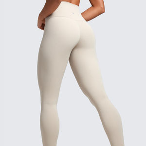 Pantalones de Yoga Elásticos para Mujer, de Alta Demanda, Estilo Único, Suaves, Transpirables, Leggings Sólidos, Venta al Por Mayor, Servicio OEM, Gran Éxito de Ventas - Product Image 6