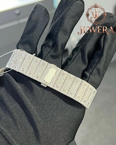 Direct Factory Supply Stainless Steel Silver <b>Watch</b> with Mossinate Diamonds Perfect Blend of Functionality and Elegant Design - Product Image 2
