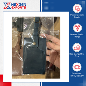 Étiquette de bagage en cuir PU de style vintage, qualité supérieure, standard supérieur, pour les acheteurs en gros mondiaux - Product Image 5