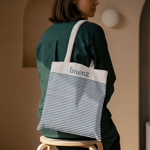 Bolsas de Compras de Algodón 100% de Primera Calidad con Diseño Moderno Impreso, Tamaño y Logotipo Personalizados, de Fabricante Indio - Product Image 1