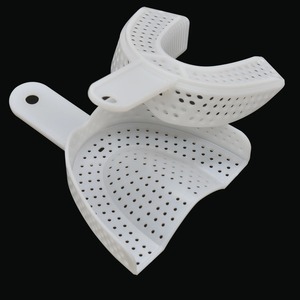 Juego de Bandejas para Impresiones Dentales de Plástico Blanco, Superior e Inferior, Tamaños S, M, L, Herramienta Manual de Odontología, Material de Laboratorio, CE - Product Image 6