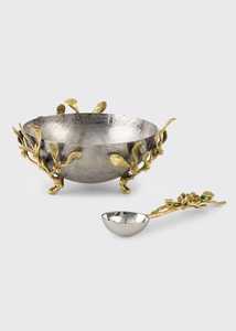 Ensemble de 3 bols en métal martelé noir avec base en boule argentée, bol décoratif, bol à collations, bol à fruits, décoration de table, vaisselle - Product Image 4