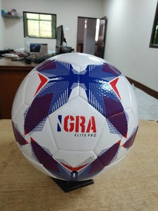 Customized Size 5 Adult <b>Soccer</b> Ball Hand Stitched PU Leather Printed Football Indoor Outdoor Training Match Ball All Seasons - Product Image 1
