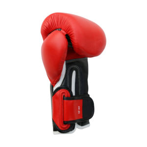 Guantes de Boxeo de Cuero Rojo Personalizados, Económicos, Directo de Fábrica, MOQ Bajo, 12 Oz, Transpirables, para Entrenamiento de Muay Thai para Adultos - Product Image 3