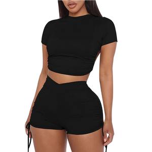 Customization High Quality Gym <b>Leggings</b> Seamless Yoga Sets Casual Yoga Sets Fitness Women Fashion Pure Color Sport Yoga Sets - Product Image 1