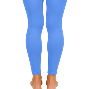 <b>Women</b> Equestrian Horse Riding Breeches Light Blue High Waist Stretch Slim Fit Front <b>Back</b> Pockets Professional Lightweight - Product Image 4