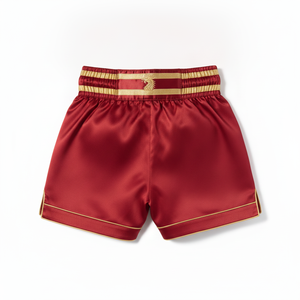 Shorts en soie avec broderie personnalisée, unisexe, taille standard, vêtements d'arts martiaux - Product Image 3