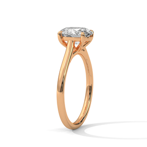 แหวนเงินสีทองพรีเมี่ยม3.00 CTS Moissanite CVD COLOUR หิน CZ EGL VVS2 D เครื่องประดับที่ดีสำหรับผู้หญิง VS1 - Product Image 2