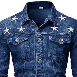 Chaqueta Vaquera de Primera Calidad para Hombre, Temporada de Otoño, Color Personalizado, Detalle de Botones, Estilo Casual, Material Denim, Pakistán - Product Image 4