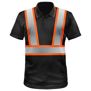 Vêtements de travail personnalisés en gros OEM ODM MANGOES FASHION ANSI/EN ISO 20471 Classe 3 Tissu polyester respirant réfléchissant Haute visibilité Unisexe - Product Image 4