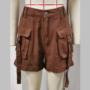 Pantalones Cortos Cargo para Mujer, Diseño Moderno y Atractivo, Transpirables, Ecológicos, Precio Económico, Venta al por Mayor, Múltiples Bolsillos/Colores, Secado Rápido - Product Image 6