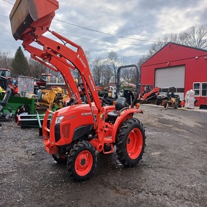 รถตักล้อยางดีเซล Kubota L3901 รถแบคโฮ รถแทรกเตอร์ขับเคลื่อน 4 ล้อ เครื่องจักรกลการเกษตร รถตักหน้า สีส้ม รถอเนกประสงค์สำหรับฟาร์ม - Product Image 1