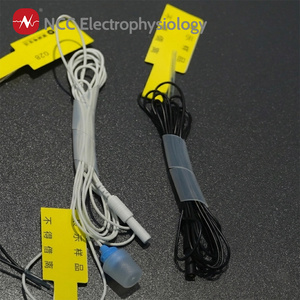 <strong>NCC</strong> Monopolar Straight Pin 13mmx0.4mm PVC Cable <strong>Clinical</strong> Diagnostic Equipment IONM EEG Subdermal Needle Electrode - Product Image 3
