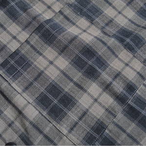 Chemise décontractée à manches longues à carreaux pour homme, col boutonné, 100 % coton popeline respirant, idéale pour l'automne, chemise courte boutonnée pour homme - Product Image 5