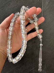 Tasbih en résine, cadeau de luxe tendance pour la méditation, le dhikr, les bénédictions quotidiennes et la prière - Product Image 4