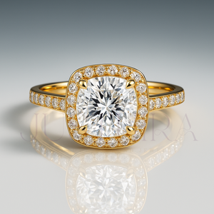 2026 Most Selling 925 <b>Silver</b> <b>Solitaire</b> Cushion Cut Diamond <b>Ring</b> for Everyday Wear Office Use And Wedding Elegant Gift For Her - Product Image 4