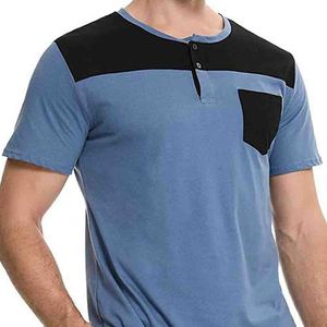 Conjuntos de Verano Casuales para Hombre, Personalizados, de Color Sólido, Ecológicos, de Secado Rápido, Transpirables, Camiseta de Manga Corta y Pantalones Cortos, 100% Algodón - Product Image 4