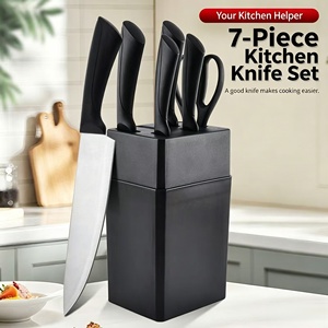 Juego completo de utensilios de cocina 6 en 1 con mango ergonómico antideslizante que satisface todas sus necesidades diarias de cocina, con soporte para cuchillos OEM ODM - Product Image 4