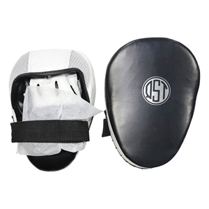 แผ่นเป้าซ้อมมวยสำหรับมืออาชีพแผ่นเจาะหนังสีและโลโก้ตามสั่งพร้อมบริการ OEM ODM - Product Image 1