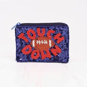 Monedero de cuentas con cremallera para el Día del Partido, accesorio para aficionados al deporte, colores personalizados del equipo, regalo NCAA - Product Image 6