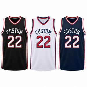 Camiseta de Baloncesto Sublimada Personalizada, Uniforme de Equipo Personalizado, Chaleco de Baloncesto Transpirable de Malla, Nombre y Número Personalizados, Ropa Deportiva OEM - Product Image 1