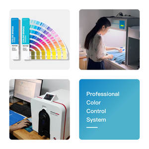 قماش تريكو مطاطي 4 طرق مطبوع من الدنيم والنايلون والسبانديكس لملابس السباحة - Product Image 5