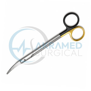 Ciseaux de lifting facial Gorney, courbés, manche en or TC, 17 cm, 19 cm, 23 cm, instrument chirurgical pour chirurgie plastique, certifié CE - Product Image 3