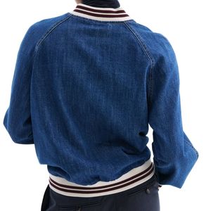Vestes en jean personnalisées pour femmes, manteaux en jean classiques décontractés, vêtements d'extérieur légers pour la mode streetwear, OEM ODM en gros - Product Image 2
