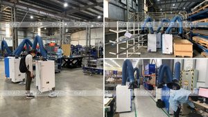 Extractor de Humos de Soldadura Industrial 2400/3000/3600/4800 m3/h, Sistema de Eliminación de Polvo y Humo para Uso en Talleres y Fábricas - Product Image 4