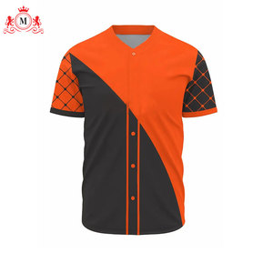 Ensemble uniforme de baseball pour homme, maillot orange et noir avec manches à motif diamant et pantalon assorti - Product Image 4