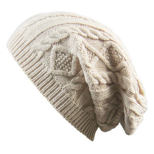 Custom Cable Knit Beanie <b>Winter</b> <b>Hat</b> Soft Warm Slouch Skull Cap For <b>Men</b> Women Unisex With Custom Logo - Product Image 6